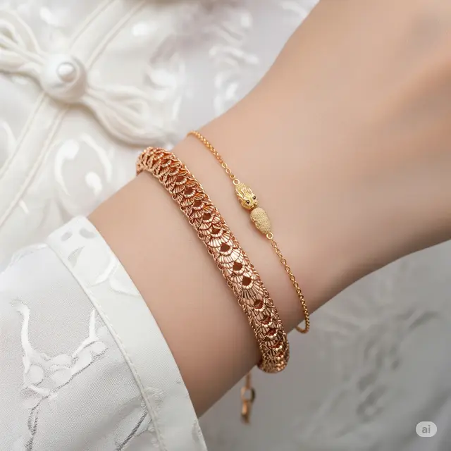 9 Model Gelang Emas Rantai Sisik Naga Terpopuler untuk Koleksi Perhiasan Anda