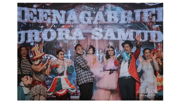 7 Potret Pesta Ulang Tahun Anak Momo Geisha, Mewah Bak Karnaval