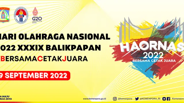 Kemenpora Selenggarakan Acara Puncak Perayaan Haornas Tahun 2022 Secara Offline di Stadion Batakan