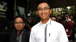 Sedianya Andika Hazrumy diperiksa sebagai saksi kasus korupsi Alkes Banten pada Senin kemarin, Jakarta, Rabu (17/9/2014) (Liputan6.com/Faisal R Syam)