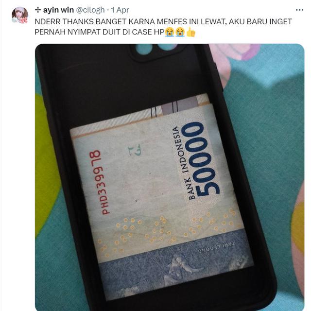 6 Potret Nemu Uang Kaget di Tempat Tak Pernah Terpikirkan Ini Bikin Senang