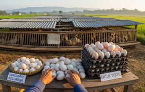7 Tips Ternak Bebek Petelur dengan Kandang dari Bambu dan Seng Bekas, Telur Bisa untuk Dapur dan Dijual (Foto: Gemini AI)