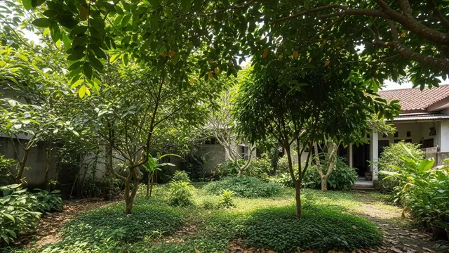 Model Rumah Sederhana dengan Taman Konsep Wild Garden Biar Natural