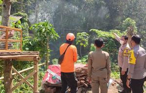 Kapolres Jember AKBP Hery Purnomo lakukan mitigasi bencana naiknya status Gunung Raung (Istimewa)