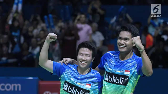 Tontowi Ahmad / Liliyana Natsir Sabet Gelar Juara Indonesia Open 2018