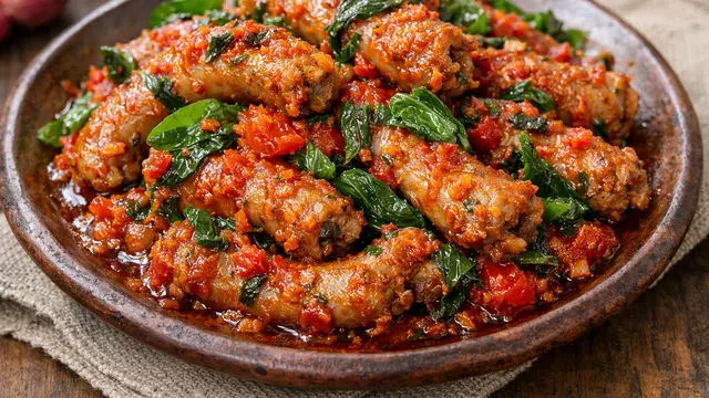 Resep Leher Ayam Balado (Foto: ChatGPT)