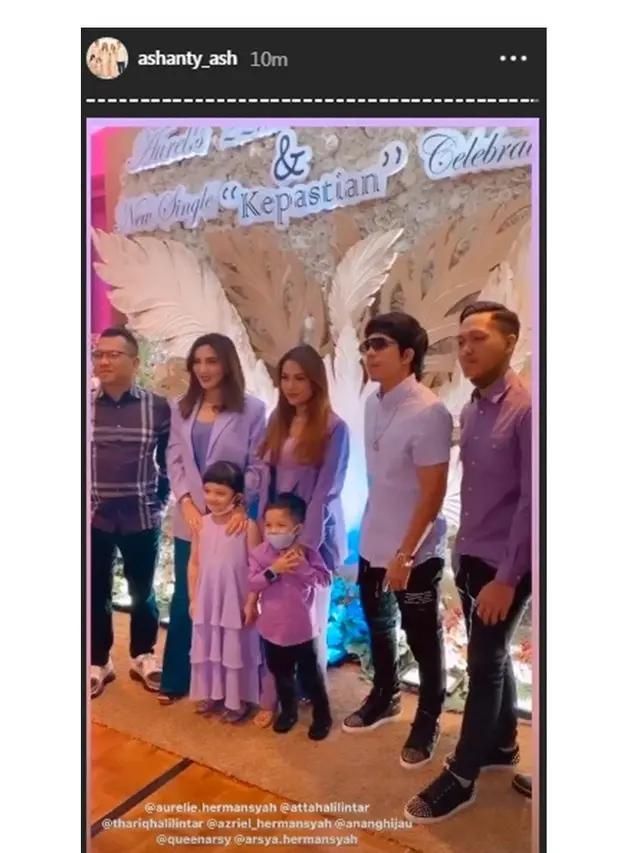 8 Momen Pesta Ulang Tahun Aurel Hermansyah, Dihadiri Orang Tersayang
