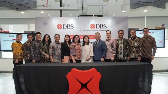 Bank DBS Indonesia mengambil alih 99% saham DBS Vickers Sekuritas sebagai bagian dari pembentukan Konglomerasi Keuangan DBS. (Dok DBS)