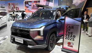 Mitsubishi Destinator dengan sentuhan modifikasi di GJAW 2025. (Liputan6.com/Septian Pamungkas)