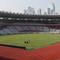 Kondisi Stadion Utama Gelora Bung Karno (SUGBK), Senayan pada Rabu (05/06/2024) menjelang laga Grup F Kualifikasi Piala Dunia 2026. (Bola.com/M Iqbal Ichsan)