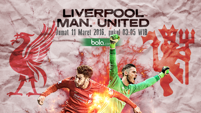 Liverpool vs Manchester United (Bola.com/Samsul Hadi)