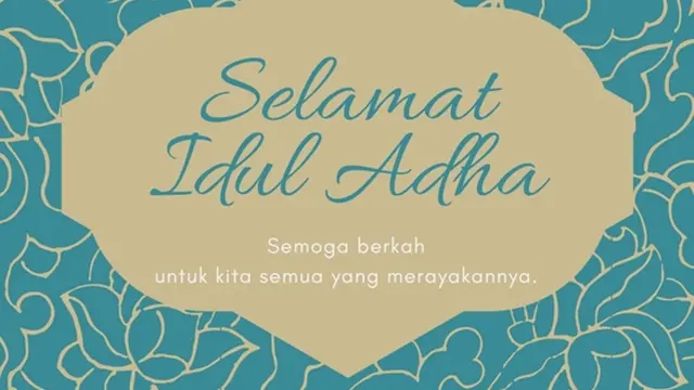 [Bintang] Sederet Ucapan Idul Adha yang Bisa Kamu Kirim ke Sanak Saudara