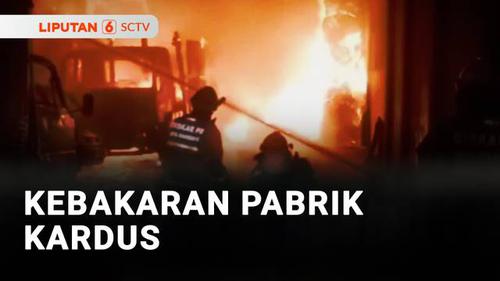 Kebakaran Pabrik Kardus
