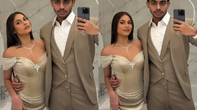 Valerie Thomas saat Dampingi Putra Bungsu Zulkifli Hasan di Pernikahan Zumi Zola dan Putri Zulhas. [@rafihaikal123]