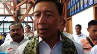 Menko Polhukam Wianto minta kasus pembakaran bendera di Garut tak lagi diributkan. (Huyogo Simbolon)