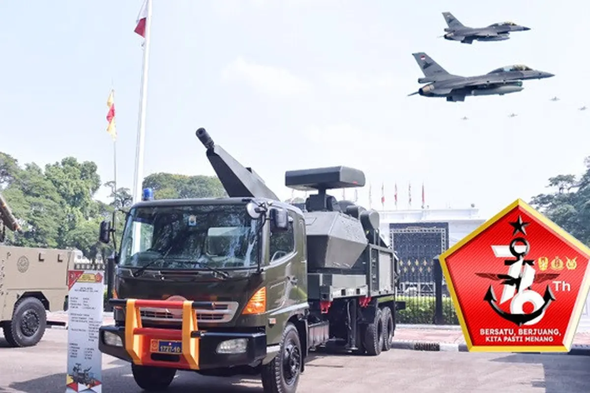 Banner Infografis Atraksi di Perayaan HUT ke-76 TNI. (Foto: Dok. Puspen TNI)