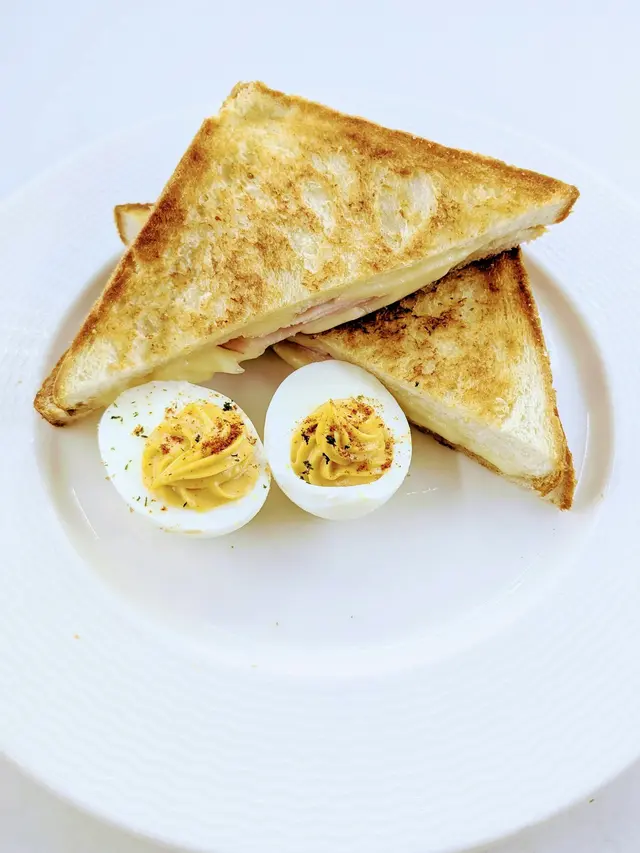 Bahan-bahan membuat tamago sando