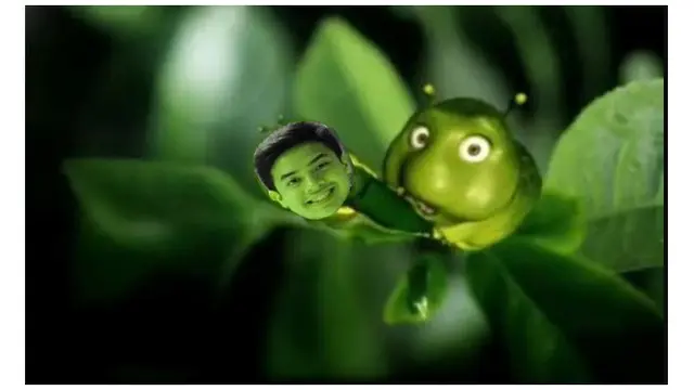 Editan Foto Jerome Polin (Sumber: Twitter/ @akubutuhlibur