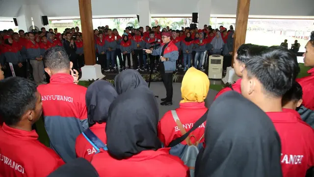Suntikan Semangat Bupati Anas untuk 370 Atlet Banyuwangi di Porprov VI Jatim 2019