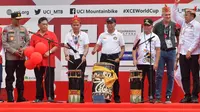 Menpora menghadiri kejuaraan dunia balap sepeda UCI MTB Eliminator World Cup 2022 seri ke-8 di Palangka Raya