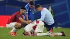Reaksi para pemain Kroasia usai hanya imbang atas Italia pada matchday terakhir Grup B Euro 2024, Selasa (25/6/2024) dini hari WIB.  (AP Photo/Petr David Josek)