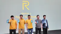 Acara peluncuran smartphone Realme 3 di Jakarta, Selasa (12/3/2019). (Liputan6.com/ Agustinus M. Damar)