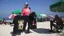 Ini akan menjadi pertunjukan pertama Madonna di Brasil sejak 2012. (AP Photo/Bruna Prado)