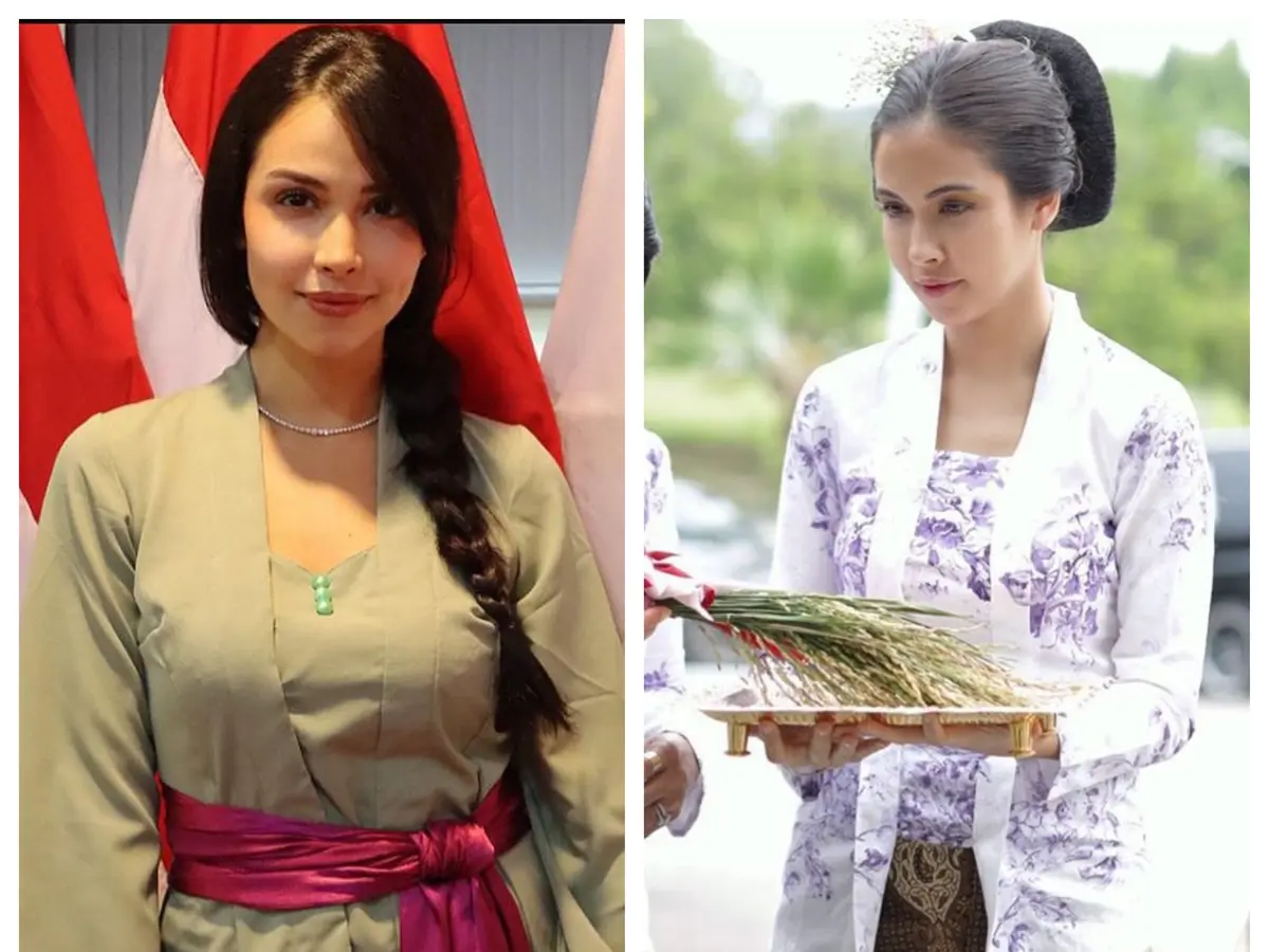 6 Potret Estelle Linden dalam Balutan Kebaya, Resmi Jadi Warga Negara  Indonesia - Hot Liputan6.com