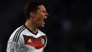 Seiring berjalannya waktu, kini Julian Draxler sudah menjadi andalan bagi tim panser, Jerman. Bersama tim nasional total dirinya sudah tampil sebanyak 27 kali dan mencetak tiga buah gol. (AFP/Patrick Stollarz)