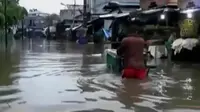 Sejumlah kawasan Jakarta tergenang banjir hingga festival kecantikan ala Suku Mandar, Sayyang Pattudduq.