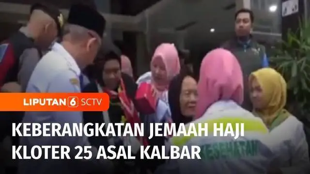 Rombongan pertama jemaah haji asal Kalimantan Barat yang tergabung dalam kloter 25 mulai diberangkatkan. Begitu pun rombongan jemaah haji NTT yang tergabung dalam kloter 61 mulai diberangkatkan menuju Embarkasi Surabaya.