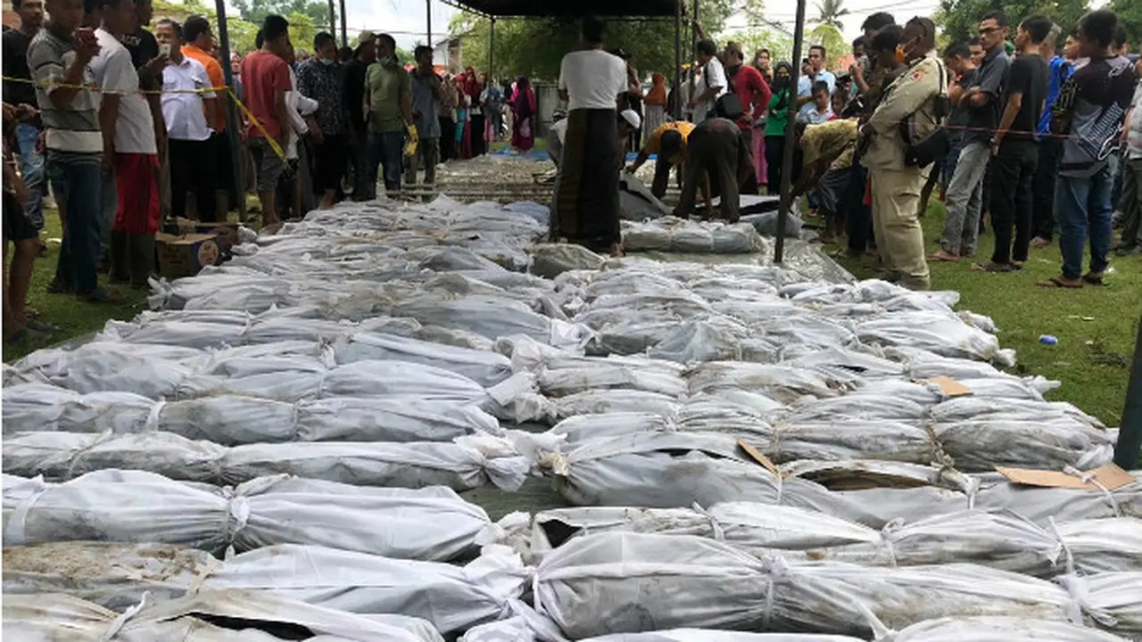 Penemuan Jenazah Korban Tsunami Aceh