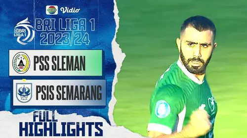 VIDEO: Highlights BRI Liga 1, PSS Sleman Berbagi Angka dengan PSIS Semarang