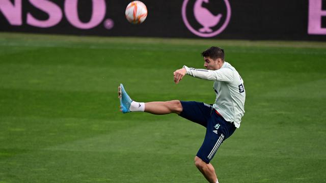 Latihan Spanyol Jelang vs Islandia