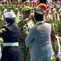 Penyerahan tongkat komando dan lambang kesatuan Kodam Mataram. (Tangkapan Layar YouTube Puspen TNI)