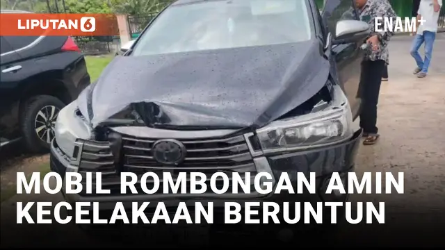 Mobil Rombongan Anies-Muhaimin Terlibat Kecelakaan Beruntun Usai Kampanye di Sumenep