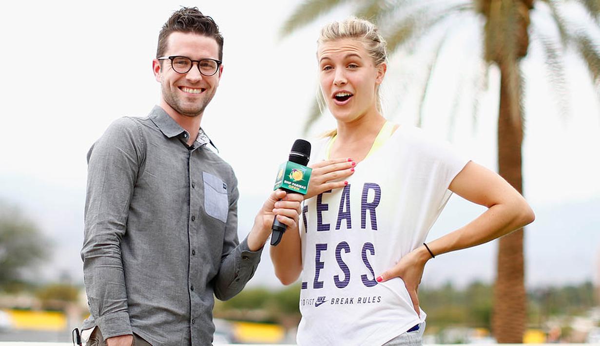 Eugenie Bouchard lahir di Montreal, Kanada pada 25 Februari 1994. Dirinya sering dikatakan sebagai calon bintang tenis masa depan. (AFP/Julian Finney)