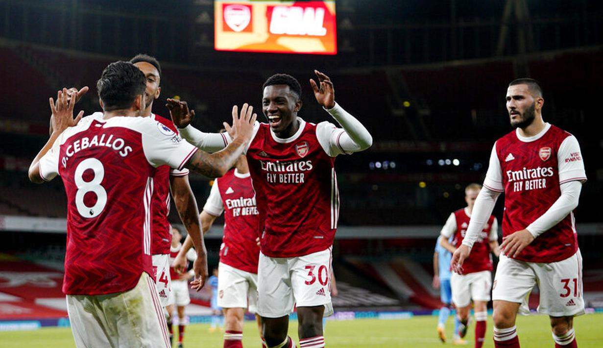 Foto Liga Inggris Arsenal Susah Payah Tundukkan West Ham United Inggris Bola Com