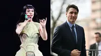 Justin Trudeau dan Katy Perry. (dok. PATRICIA DE MELO MOREIRA / AFP dan.Theo Wargo / GETTY IMAGES NORTH AMERICA / Getty Images via AFP)