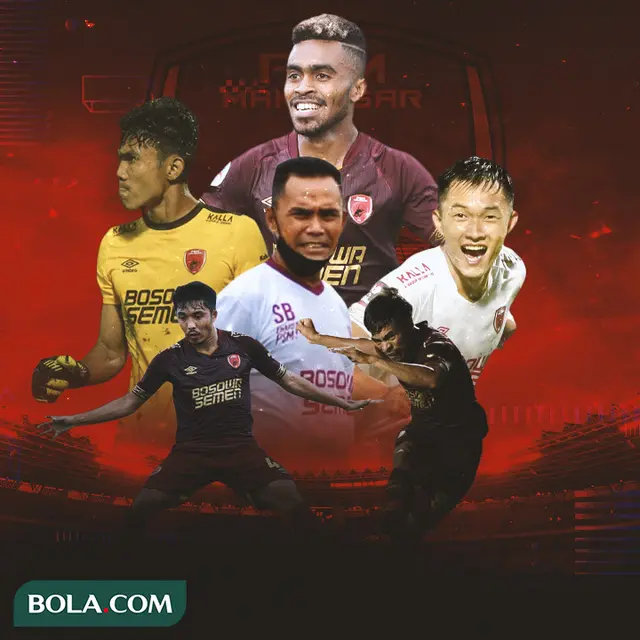 PSM Makassar - Ilustrasi Bintang PSM Makassar