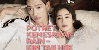 Bagaimana potret romantis Rain dan Kim Tae Hee? Yuk, kita cek video di atas!