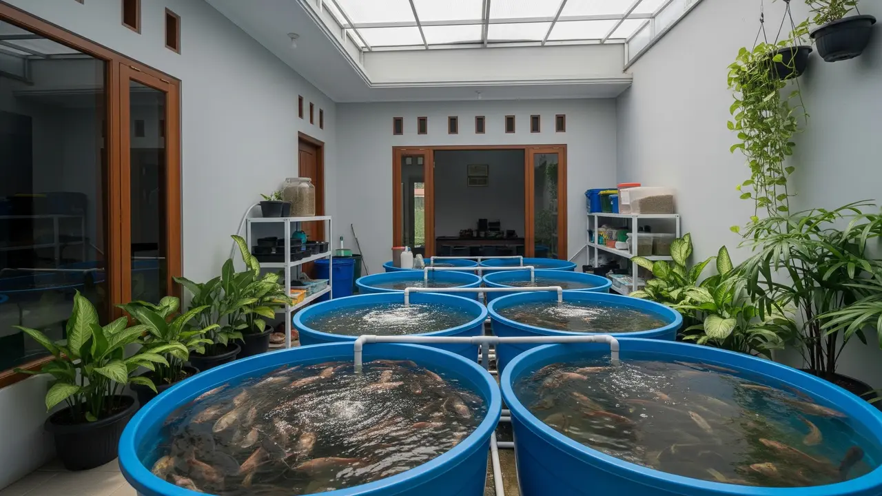 Usaha Ternak Ikan Air Tawar Panen 2 Bulan