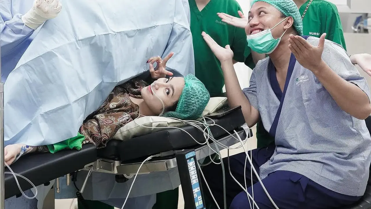 6 Potret Mahalini Melahirkan Anak Pertama, Rizky Febian Ungkap Nama Buah Hati