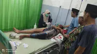 Ledakan di Ponpes Darul Masyruh, Grobogan, Jawa Tengah menyebabkan satu korban luka. (Foto: Liputan6.com/Humas Polda Jateng)