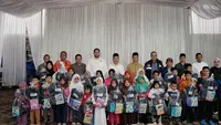 Buka Puasa Bersama Korban Longsor Cisarua, Rajiv DPR Beri Bantuan PIP untuk Anak Terdampak