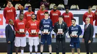 Timnas Amerika Serikat tetap berhasil menjuarai FIBA AmeriCup 2017 meski tak diperkuat pemain NBA. (NBA).