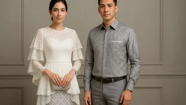 7 Inspirasi Model Batik Kombinasi Brokat Sarimbit Terbaru 2025, Tampil Kompak dan Elegan untuk Acara Formal