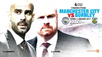 Manchester City vs Burnley (Liputan6.com/Abdillah)