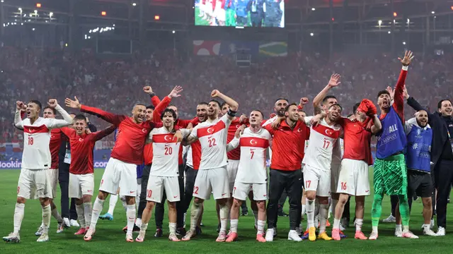 Dua gol Merih Demiral Antar Turki Melaju ke Delapan Besar Euro 2024