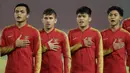 Penyerang Indonesia, Egy Maulana Vikri, saat melawan Chinese Taipei pada laga AFC U-19 di SUGBK, Jakarta, Kamis (18/10/2018). Indonesia menang 3-1 atas Chinese Taipei. (Bola.com/M Iqbal Ichsan)